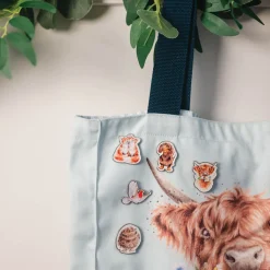 Wrendale Designs by Hannah Dale Pin Badge - Head Over Heels - Rabbit