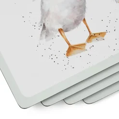 Wrendale Designs by Hannah Dale 4-Piece Large Placemats Set - Wildflowers