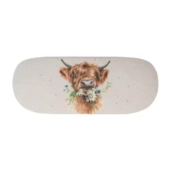 Wrendale Designs by Hannah Dale Glasses Case - Just For Moo - Highland Cow