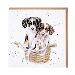 Wrendale Designs by Hannah Dale Card - Paws & Pedals - Dog
