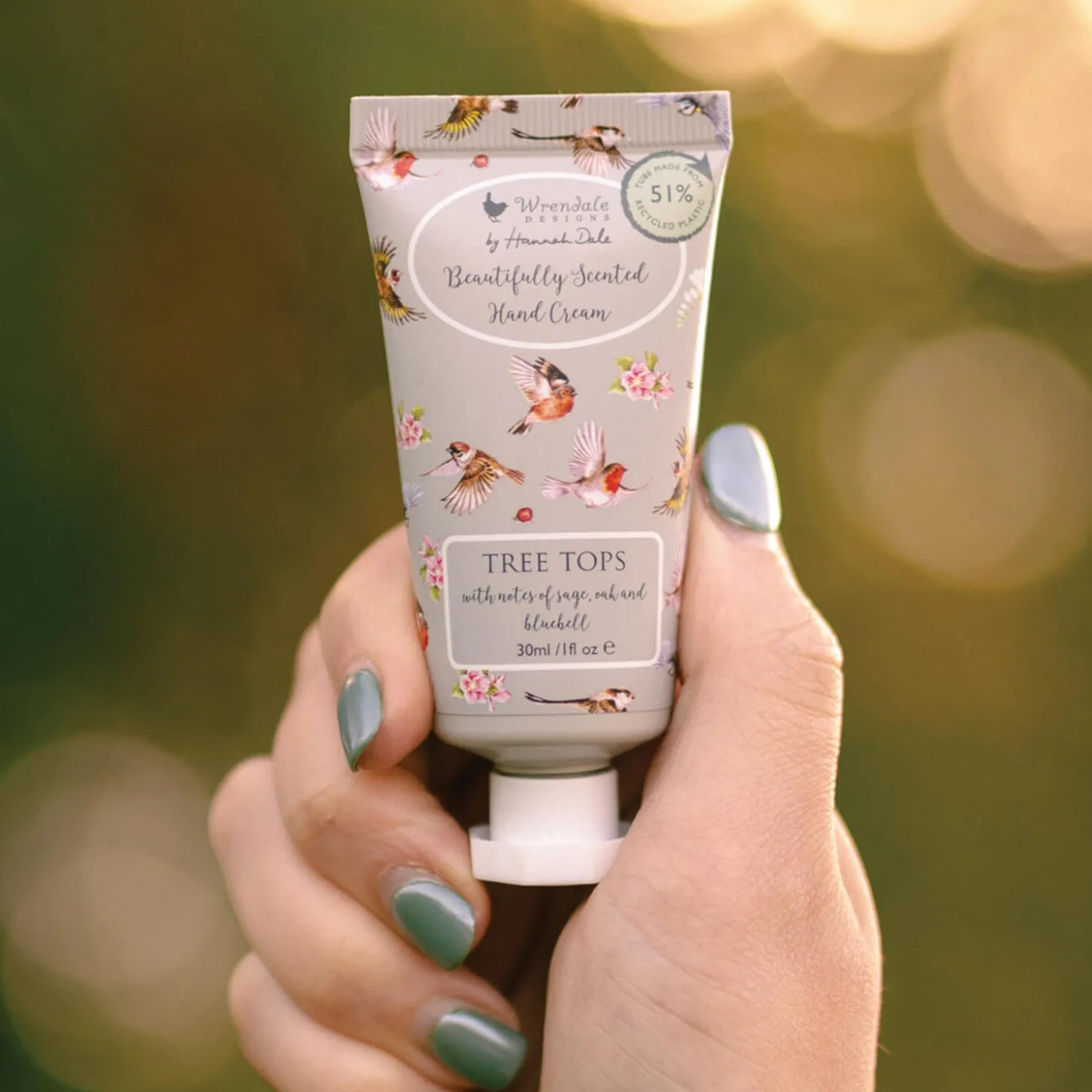 Wrendale Designs By Hannah Dale Mini Hand Cream - Tree Tops - Bird
