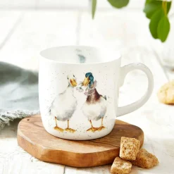 Wrendale Designs by Hannah Dale Fine China 310ml Mug - Duck Love