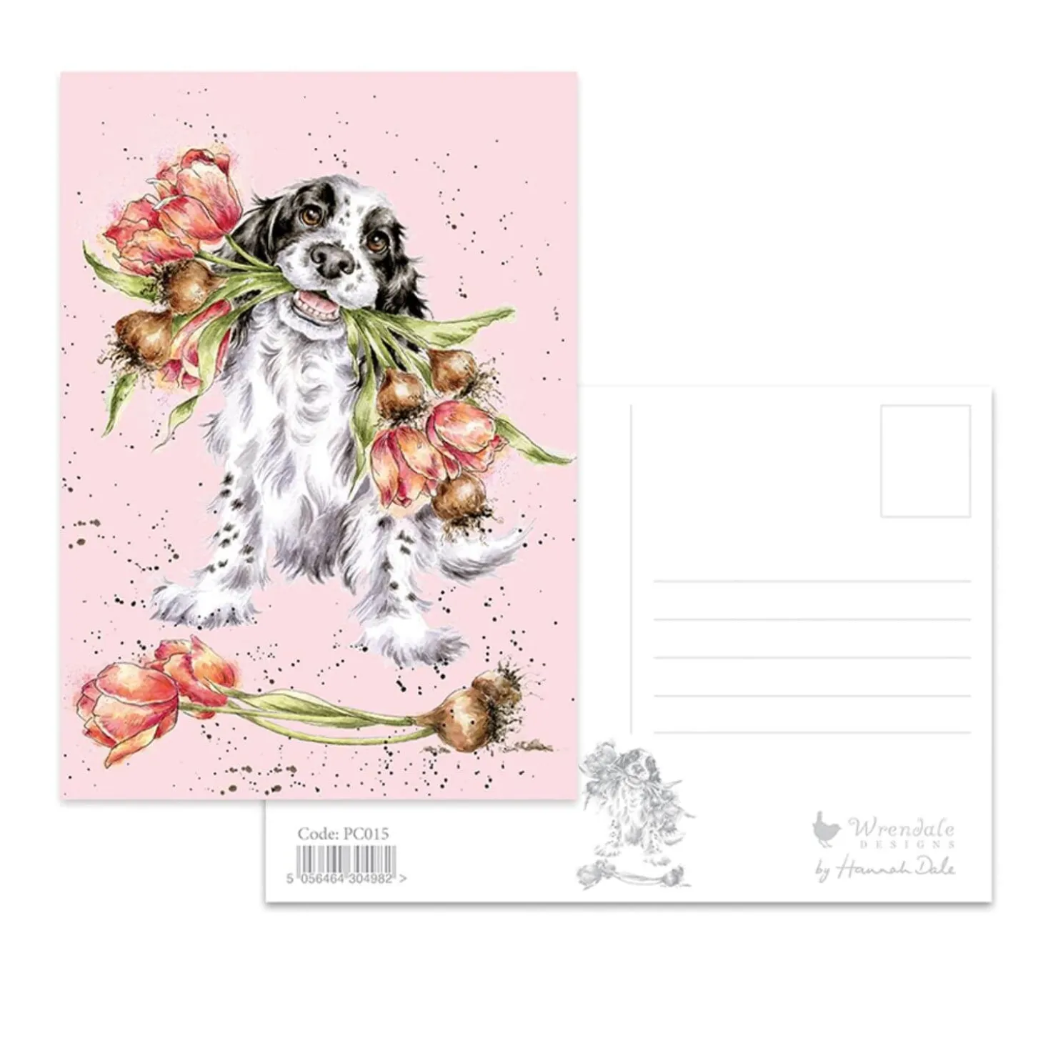 Wrendale Designs by Hannah Dale Postcard - Blooming With Love