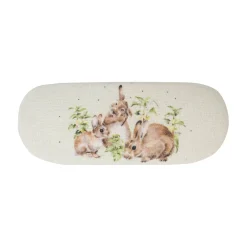 Wrendale Designs by Hannah Dale Glasses Case - Spring Hares - Hare