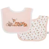 Wrendale Designs by Hannah Dale Little Wren 100% Cotton Bib Gift Set - Little Forest