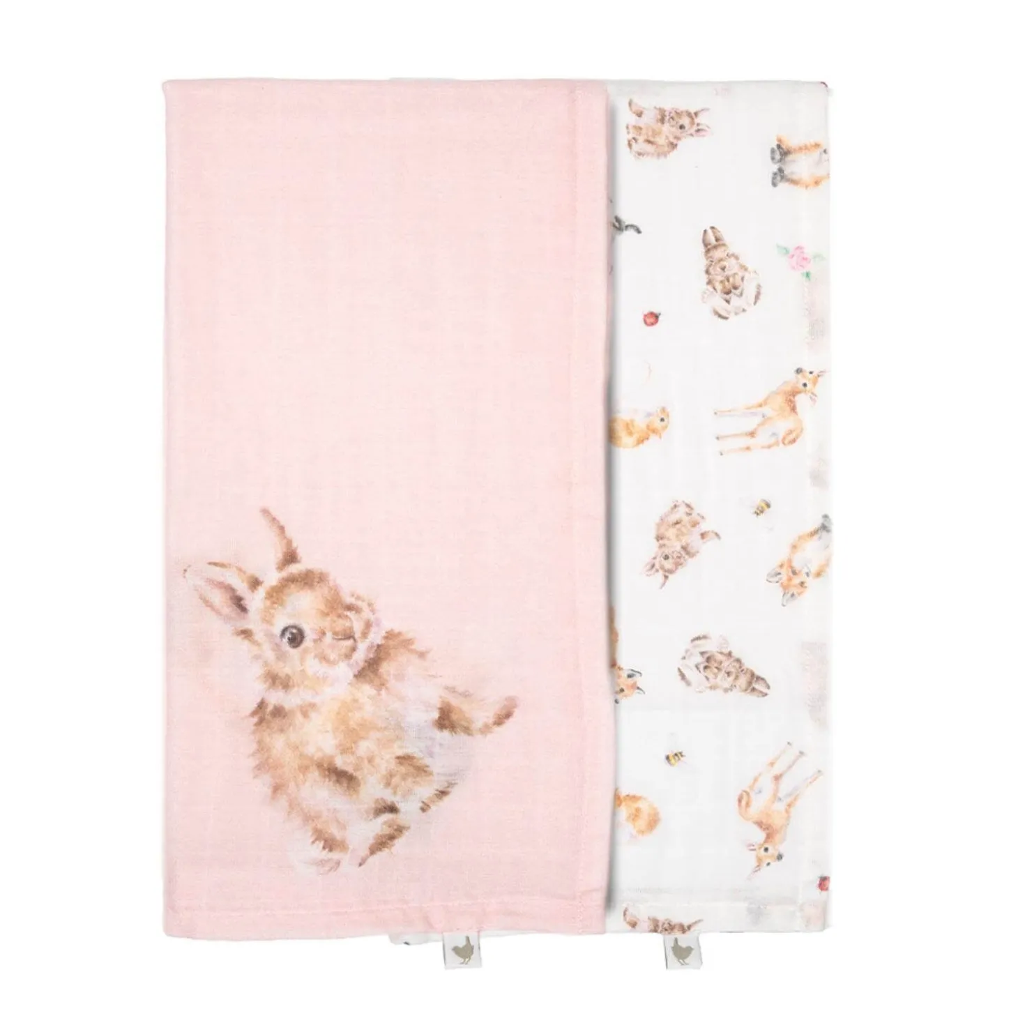 Wrendale Designs by Hannah Dale Little Wren 100% Cotton Muslin Gift Set - Little Forest