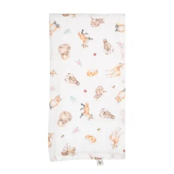 Wrendale Designs by Hannah Dale Little Wren 100% Cotton Muslin Gift Set - Little Forest