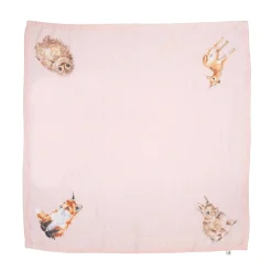 Wrendale Designs by Hannah Dale Little Wren 100% Cotton Muslin Gift Set - Little Forest