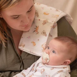 Wrendale Designs by Hannah Dale Little Wren 100% Cotton Muslin Gift Set - Little Forest