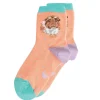 Wrendale Designs By Hannah Dale Childrens 6 to 8½ Bamboo Socks - Grinny Pig