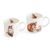 Wrendale Designs by Hannah Dale Parent & Child Mug Set - The Foxes