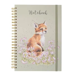 Wrendale Designs by Hannah Dale A4 Notebook - Make My Daisy - Fox