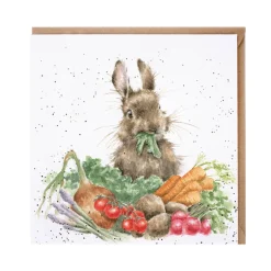 Wrendale Designs By Hannah Dale Card - Grow You Own - Rabbit
