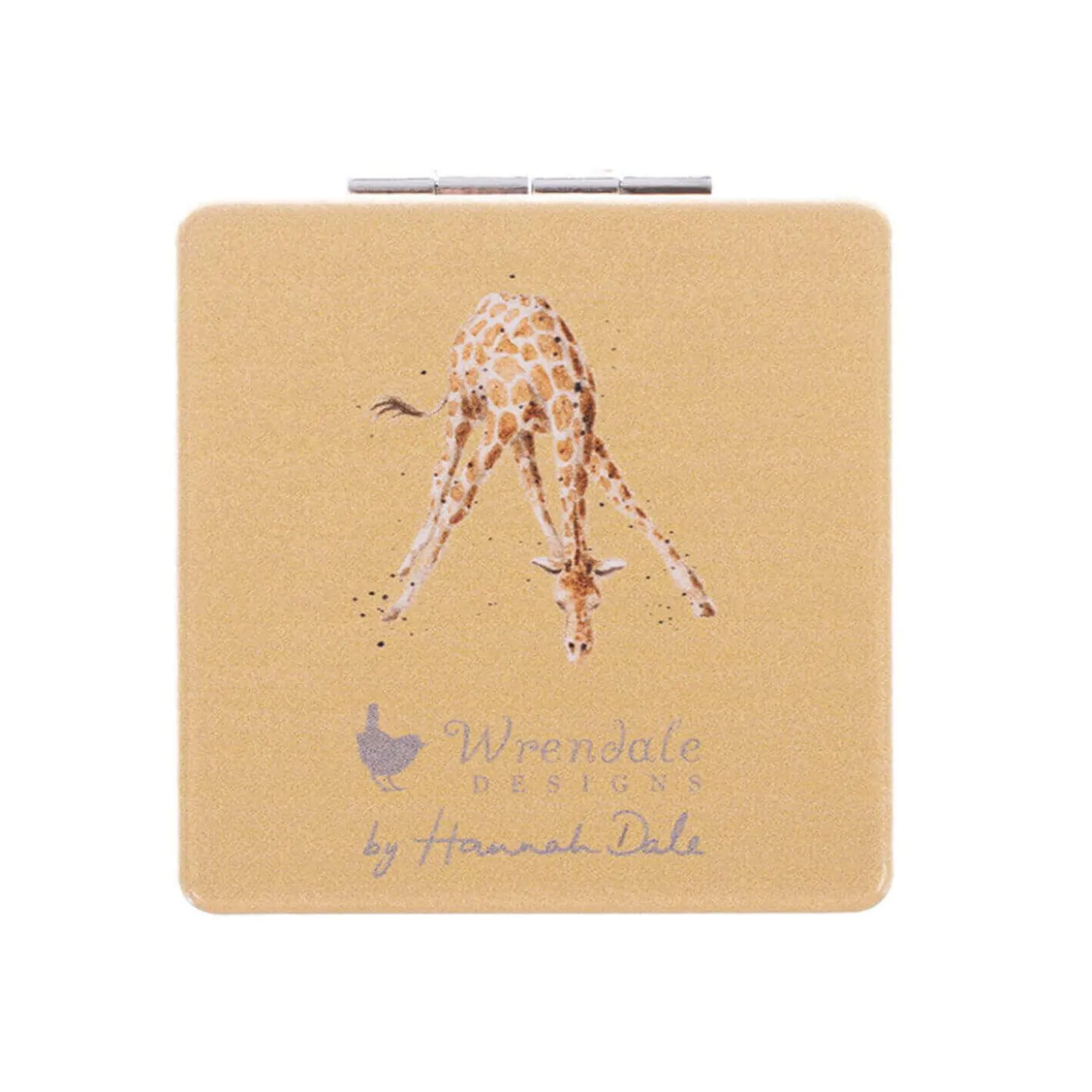 Wrendale Designs by Hannah Dale Compact Mirror - Flowers Giraffe
