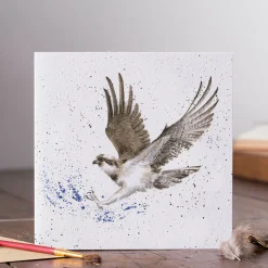 Wrendale Designs By Hannah Dale Card - Gone Fishing - Osprey