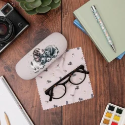 Wrendale Designs by Hannah Dale Glasses Case - Growing Old Together - Spaniel & Labrador