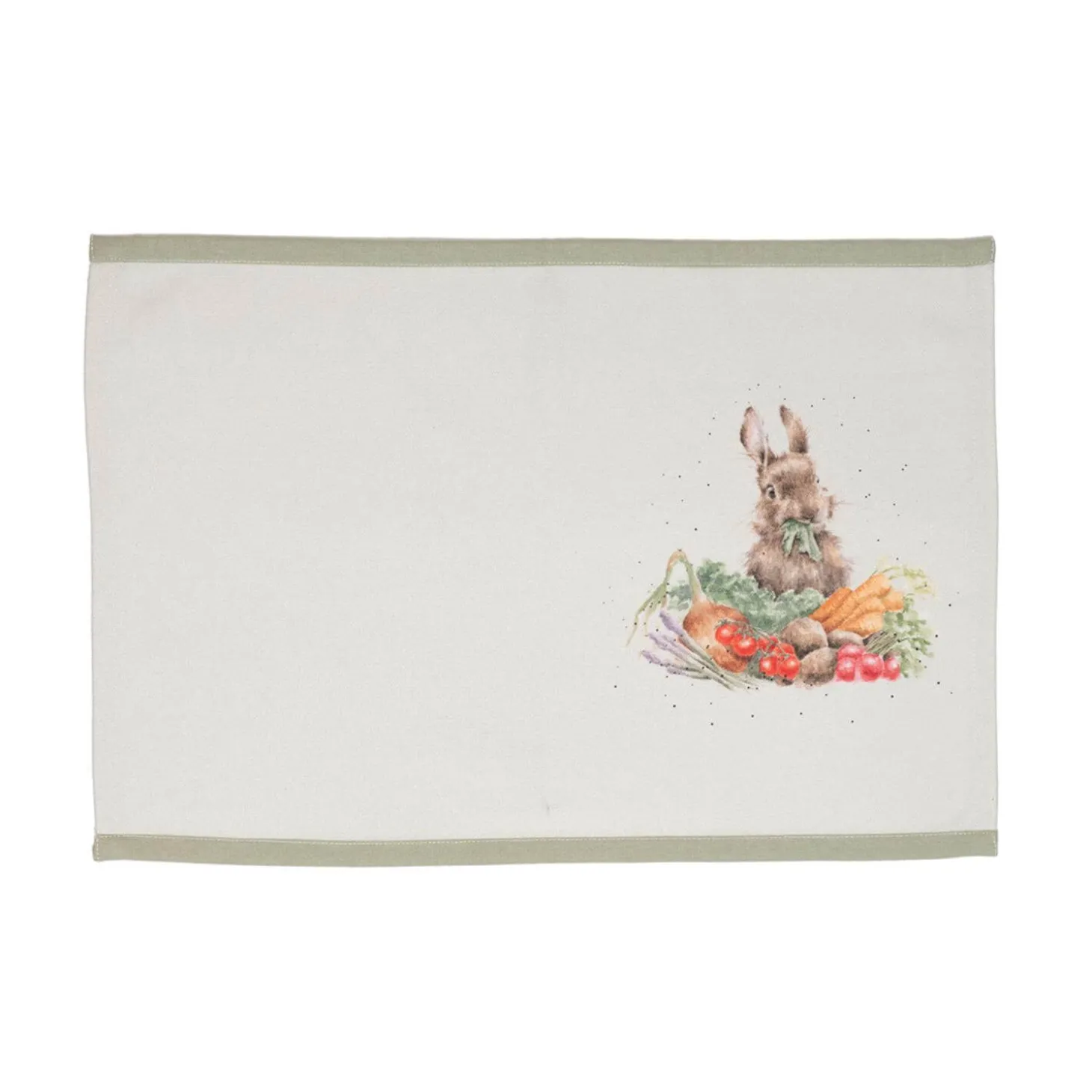 Wrendale Designs by Hannah Dale 100% Cotton Fabric Set of 4 Placemats - Garden Friends