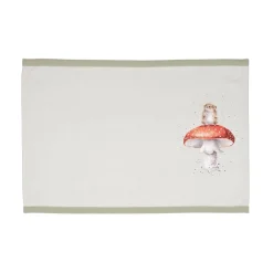 Wrendale Designs by Hannah Dale 100% Cotton Fabric Set of 4 Placemats - Garden Friends