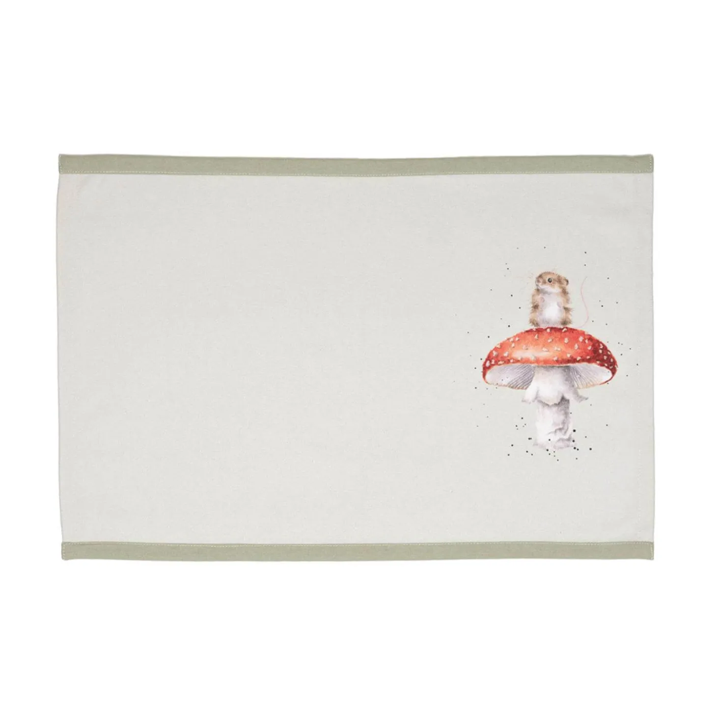 Wrendale Designs by Hannah Dale 100% Cotton Fabric Set of 4 Placemats - Garden Friends