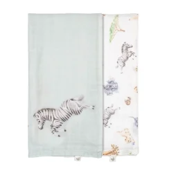 Wrendale Designs by Hannah Dale Little Wren 100% Cotton Muslin Gift Set - Little Savannah