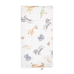 Wrendale Designs by Hannah Dale Little Wren 100% Cotton Muslin Gift Set - Little Savannah