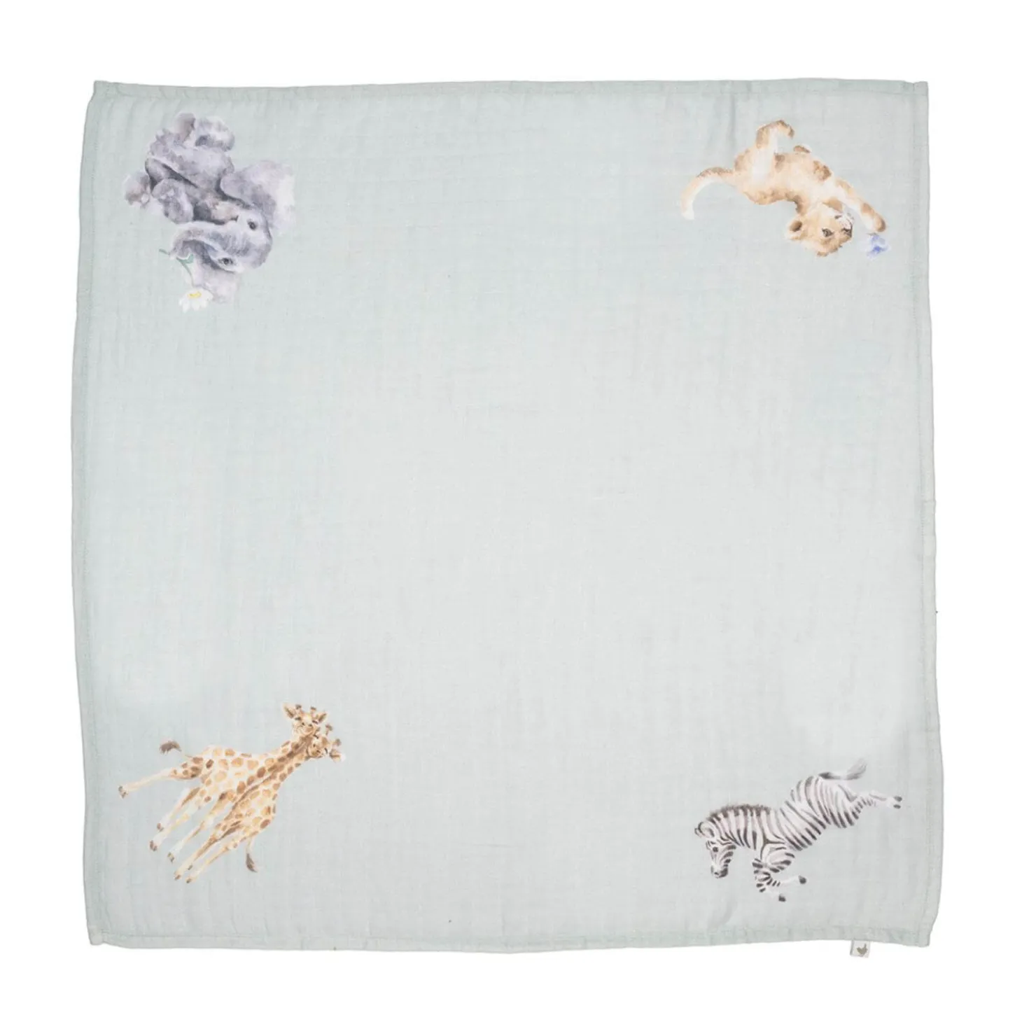 Wrendale Designs by Hannah Dale Little Wren 100% Cotton Muslin Gift Set - Little Savannah