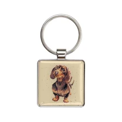 Wrendale Designs by Hannah Dale Key Ring - Little One - Dachshund