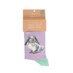 Wrendale Designs By Hannah Dale Childrens 9 to 12 Bamboo Socks - Rosie Rabbit