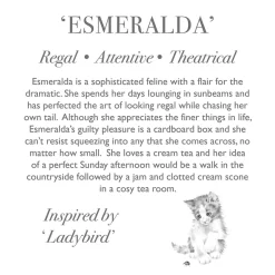 Wrendale Designs by Hannah Dale Medium Plush Toy - Esmeralda the Cat