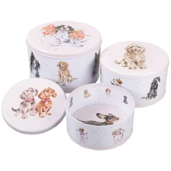 Wrendale Designs by Hannah Dale 3 Piece Cake Tin Nest - Dogs