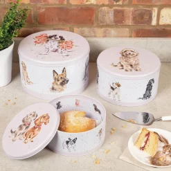 Wrendale Designs by Hannah Dale 3 Piece Cake Tin Nest - Dogs
