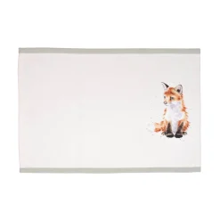 Wrendale Designs by Hannah Dale 100% Cotton Fabric Set of 4 Placemats - Woodlanders