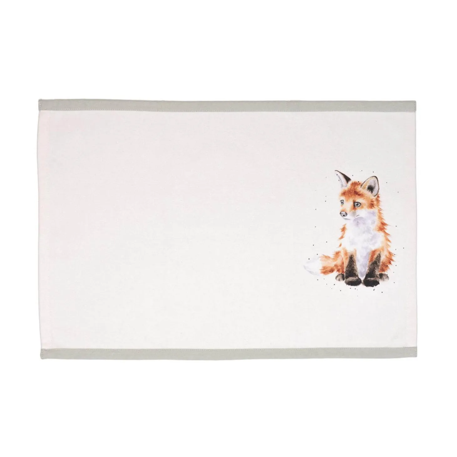 Wrendale Designs by Hannah Dale 100% Cotton Fabric Set of 4 Placemats - Woodlanders