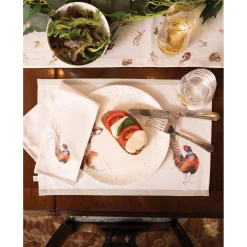 Wrendale Designs by Hannah Dale 100% Cotton Fabric Set of 4 Placemats - Woodlanders