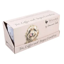 Wrendale Designs by Hannah Dale 3 Piece Tin Canister Set - A Dogs Life