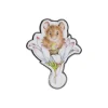 Wrendale Designs by Hannah Dale Pin Badge - Oops A Daisy - Mouse