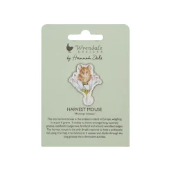 Wrendale Designs by Hannah Dale Pin Badge - Oops A Daisy - Mouse