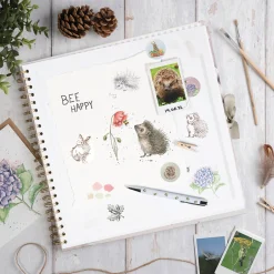 Wrendale Designs by Hannah Dale Scrapbook Album - Hydrangea