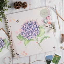 Wrendale Designs by Hannah Dale Scrapbook Album - Hydrangea