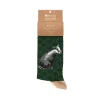 Wrendale Designs by Hannah Dale Mens Bamboo Socks - A Country Gent - Badger