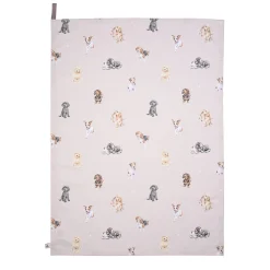 Wrendale Designs by Hannah Dale 100% Cotton Tea Towel - A Dogs Life