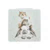Wrendale Designs by Hannah Dale Compact Mirror - Piggy in the Middle