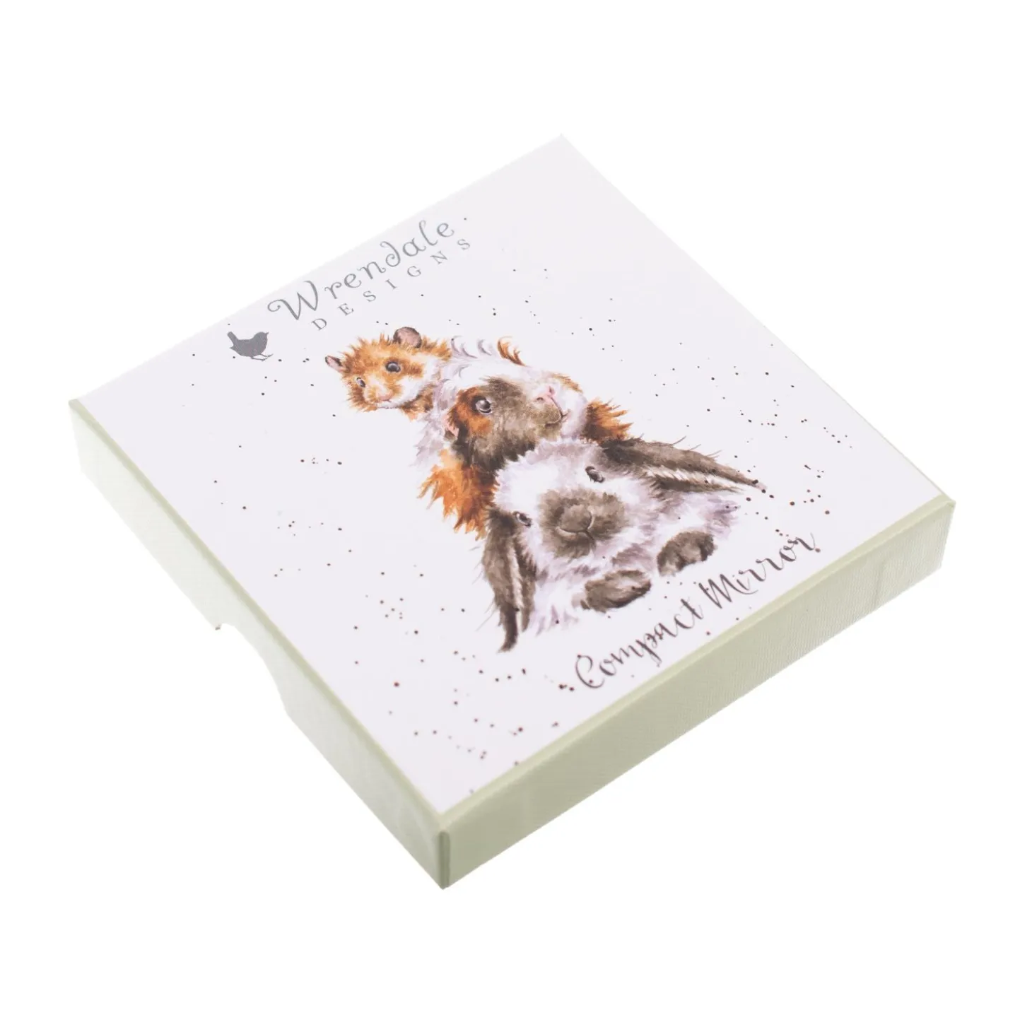 Wrendale Designs by Hannah Dale Compact Mirror - Piggy in the Middle