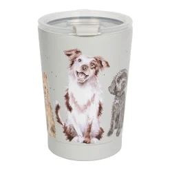 Wrendale Designs by Hannah Dale 320ml Thermal Travel Cup - A Dog's Life
