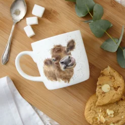 Wrendale Designs by Hannah Dale Fine China Mug - Mooo Cow