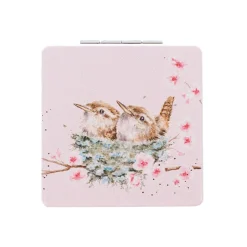 Wrendale Designs by Hannah Dale Compact Mirror - Home Sweet Home Wren