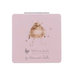 Wrendale Designs by Hannah Dale Compact Mirror - Home Sweet Home Wren