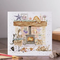 Wrendale Designs by Hannah Dale Card - There's No Place Like Home