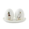 Wrendale Designs by Hannah Dale Duck Salt & Pepper Pots with Tray - Not A Daisy Goes By