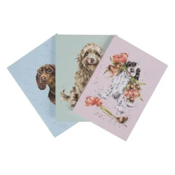 Wrendale Designs by Hannah Dale Set of 3 Notebooks - A Dogs Life